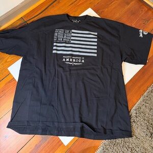 Jack Daniels Black American Flag T-Shirt